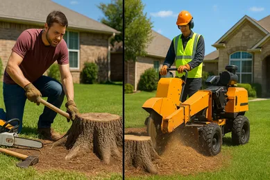 DIY vs Professional Stump Removal: What Waco Homeowners Need to Know